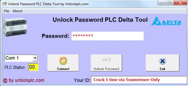 Crack Password PLC Delta Tool V1.0